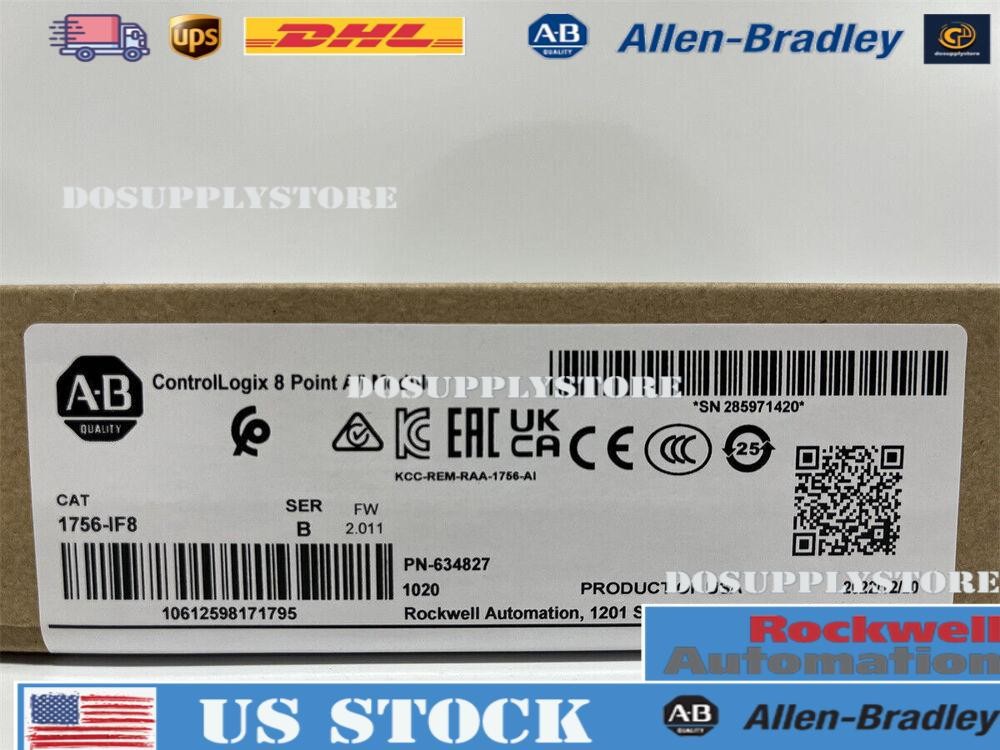 nEW IN BOX Allen-Bredley 1756-IF8 Ser A ControlLogix 8 Point A/I Module 1756IF8