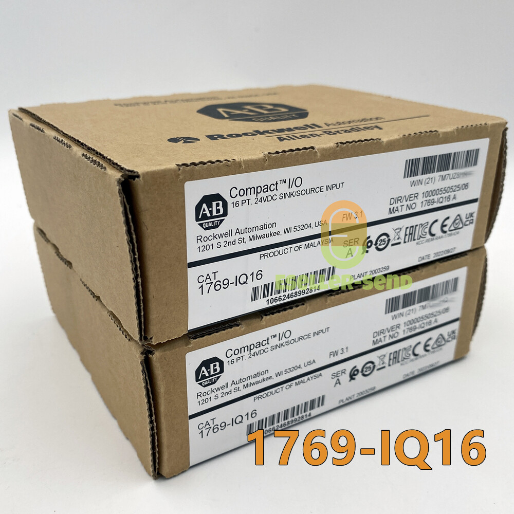 Allen Bradley 1769-IQ16 AB CompactLogix 16 Pt 24VDC D/I INPUT Module New Sealed