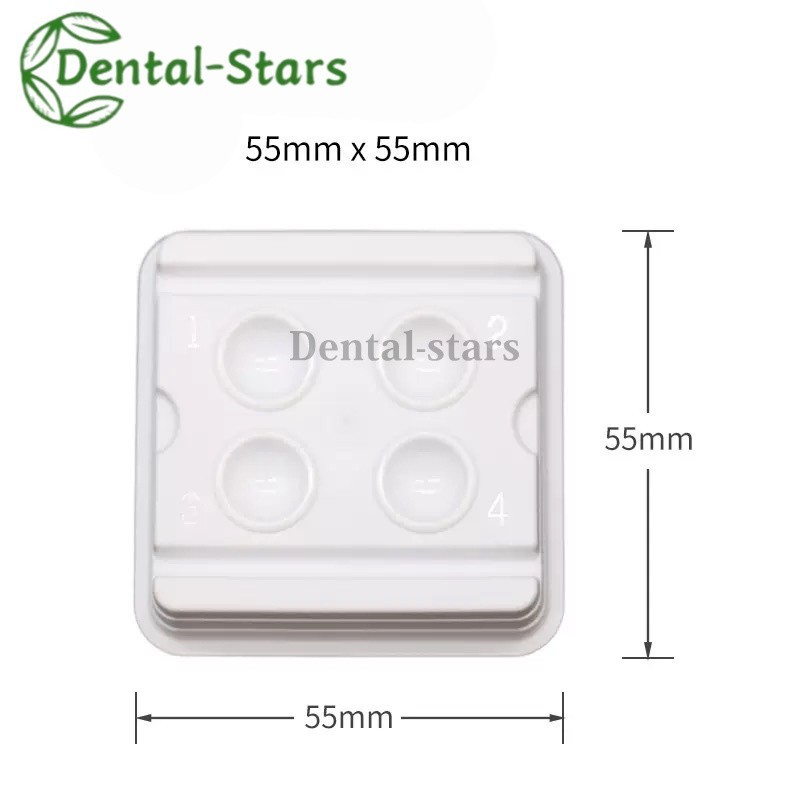 100/1000Pcs Dental Disposable Mixing Wells Bonding Composite Adhesive 2/4 Wells