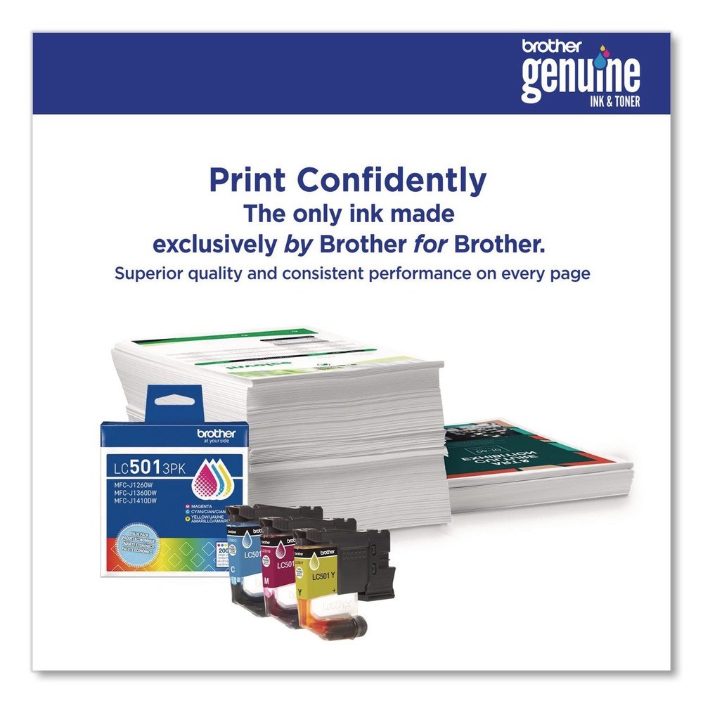 Brother LC501XL2PKS 500 Page-Yield High-Yield Ink – Black (2/PK) New