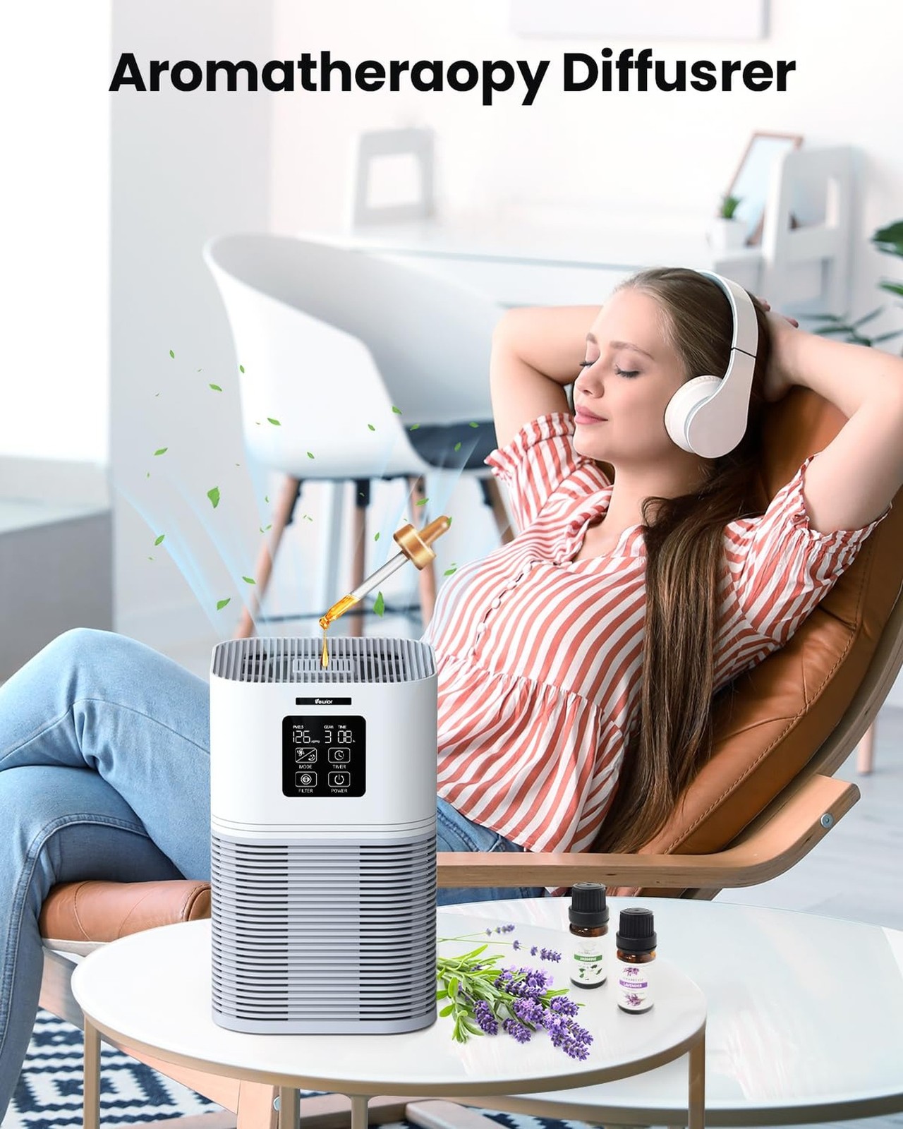 VEWIOR Air Purifiers for Home, Air Purifiers for Large Room up to 1200 sq.ft,…