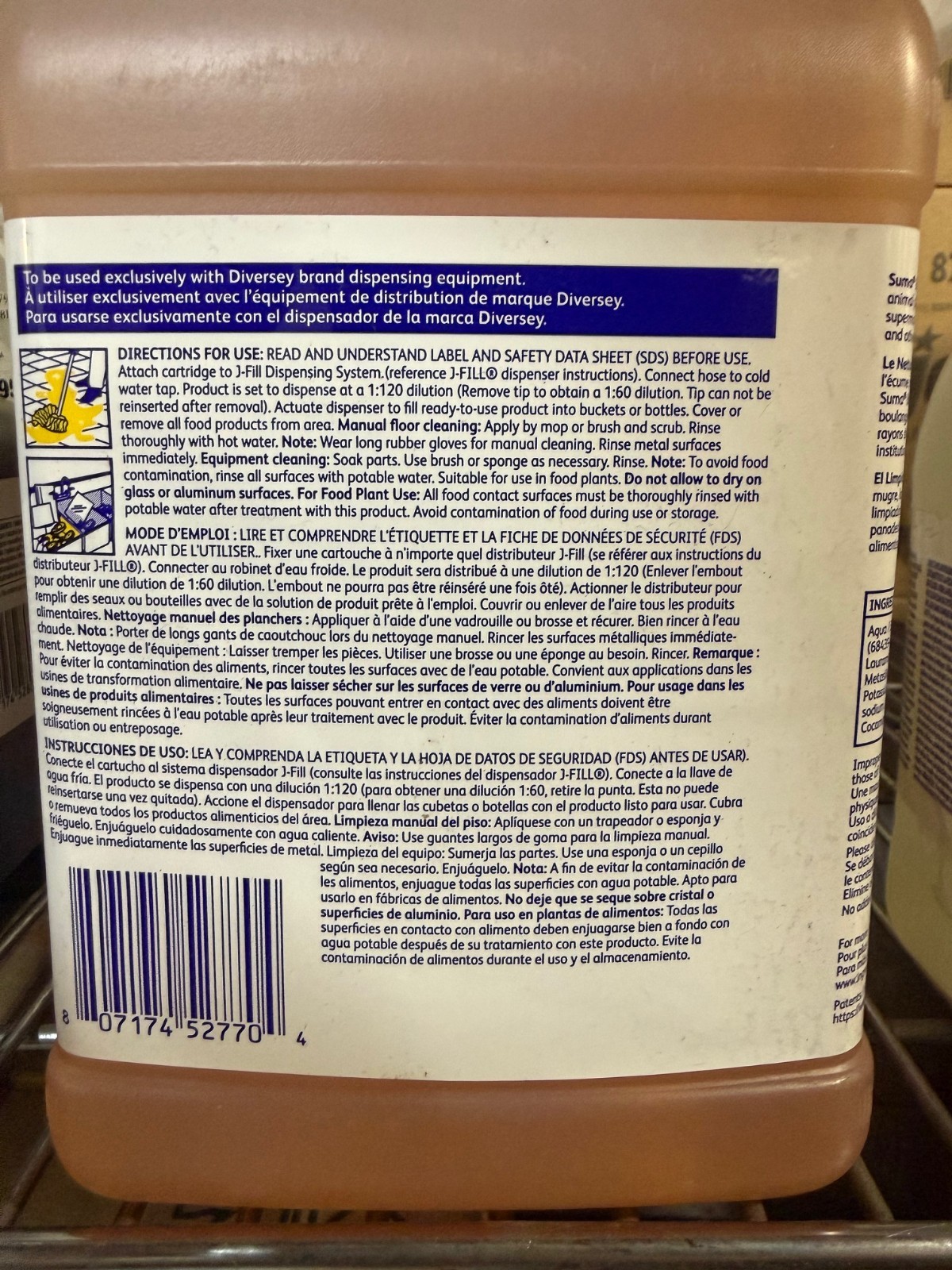 Diversey Suma Break Up Chlor SC Chlorinated Degreaser 1.5L 101104391 Brand New