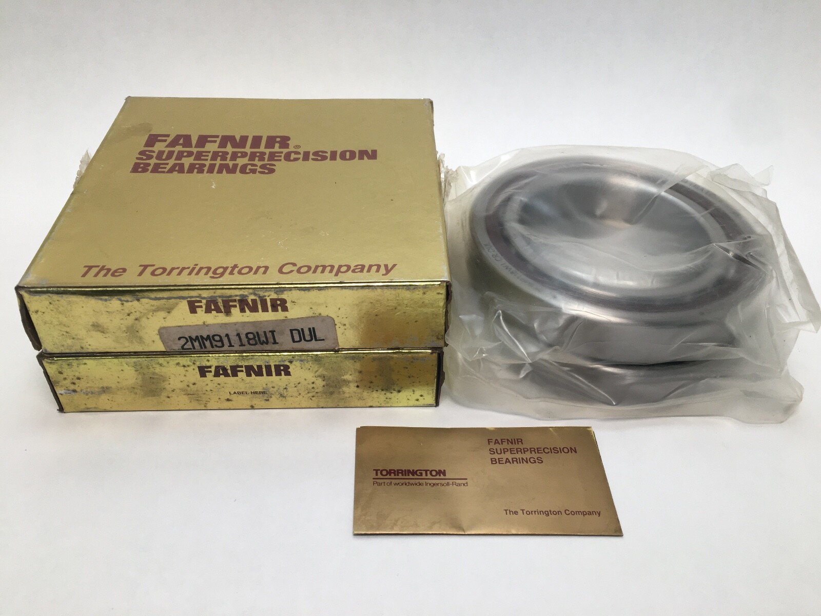 Fafnir 2MM9118WI-DUL Angular Bearing 90x140x24 mm 7018 2MM 9118 WI DUL USA 2 Pcs
