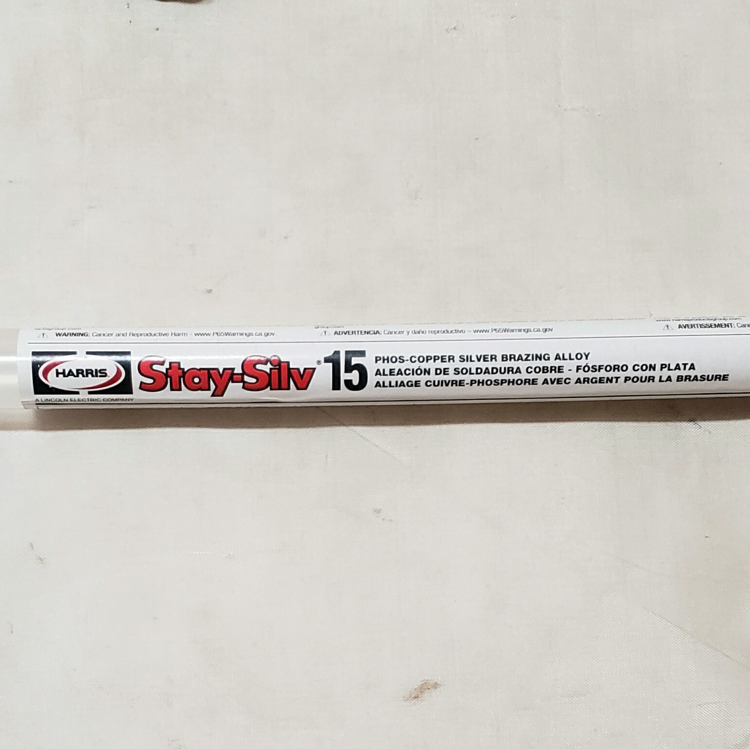 Harris Stay Silv 15 15% Silver Brazing Alloy Rods HVAC Grade Qty. 6 Rods