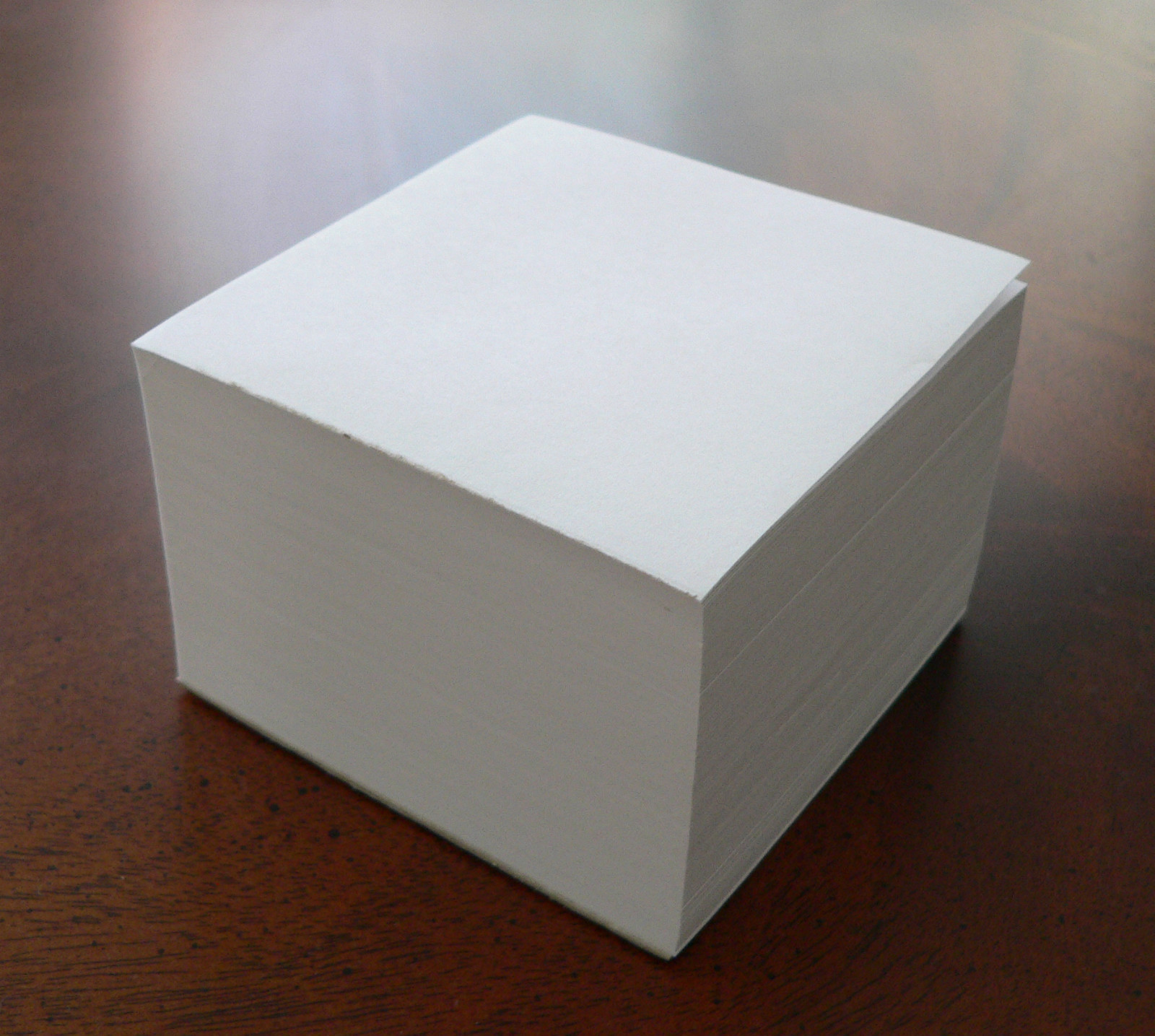 Note Paper Refill Cube – Loose Sheets – “For your Paper Holder” 3 1/2″ x 3 1/2″
