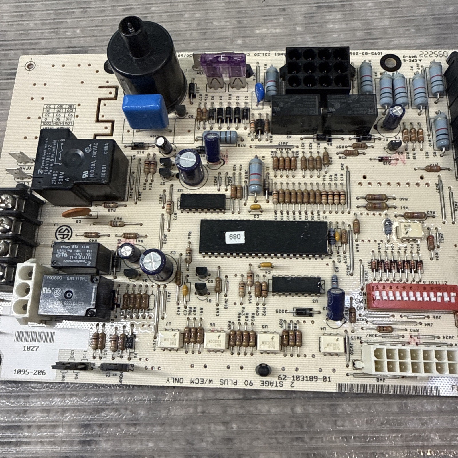 1095-83-206A 62-103189-01 Rheem Furnace Control Board