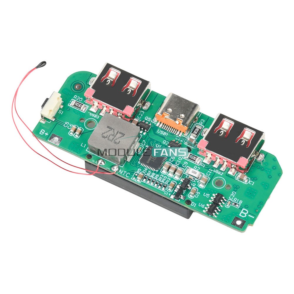 22.5W Power Bank Motherboard Module Fast Charging Mobile Power Circuit Board