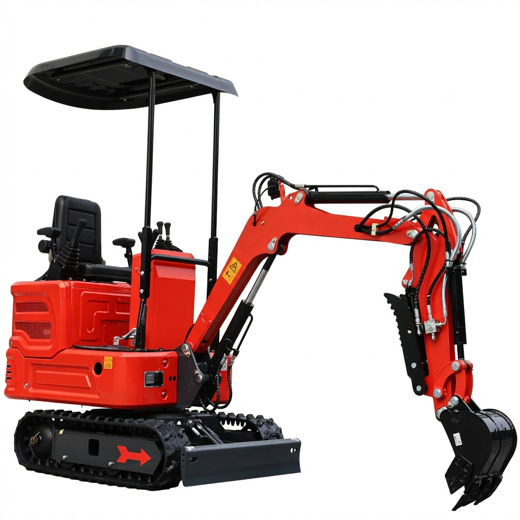 FREE SHIP 1.4Ton Diesel Mini Excavator Kubota Crawler Hydraulic Thumb Digger USA