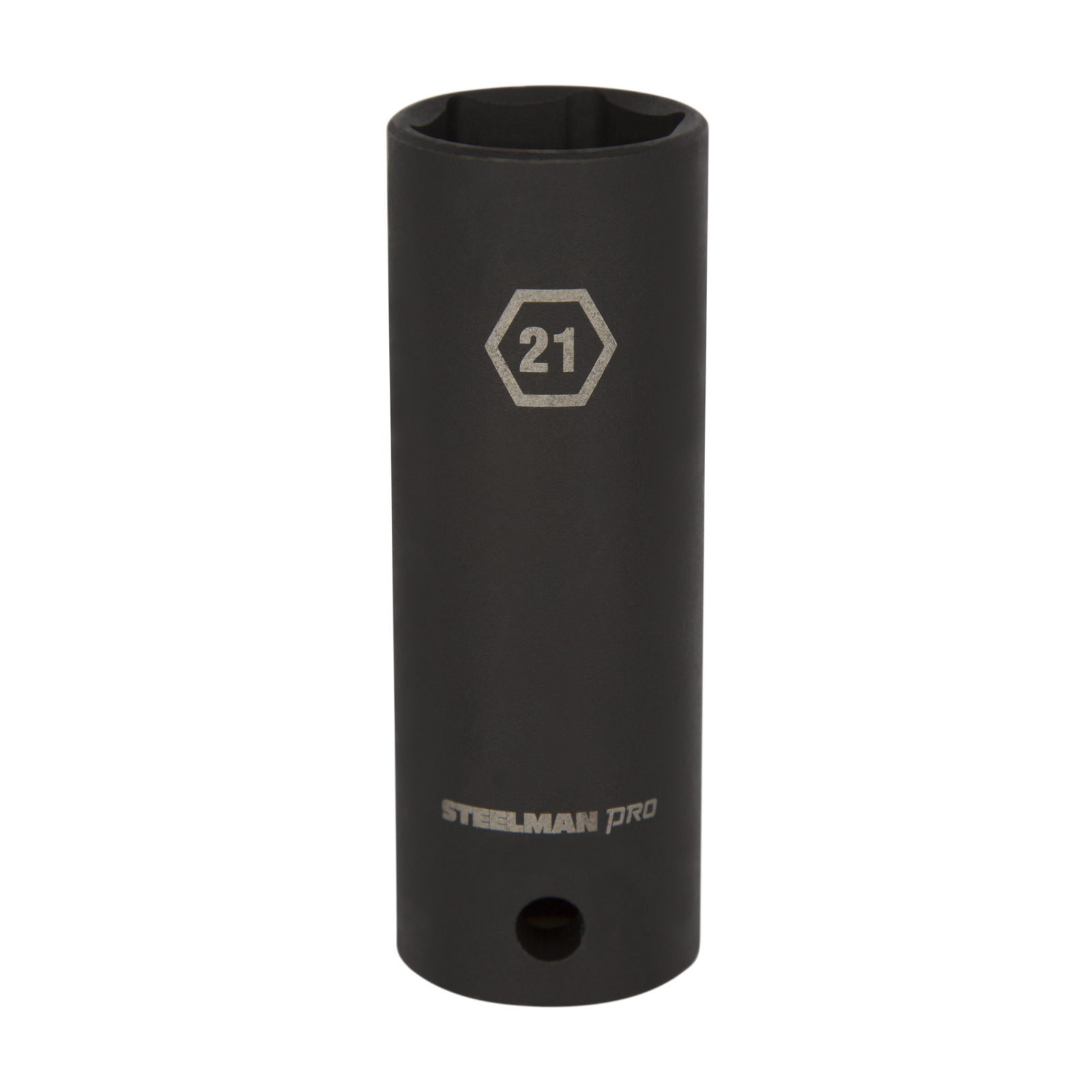 STEELMAN 1/2 in. Drive x 21mm Deep Thin Wall 6-Point Impact Socket, 79405