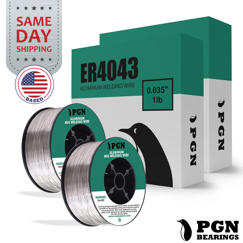 (2 x 1-Lb Spools) PGN ER4043 .035″ MIG Aluminum Welding Wire