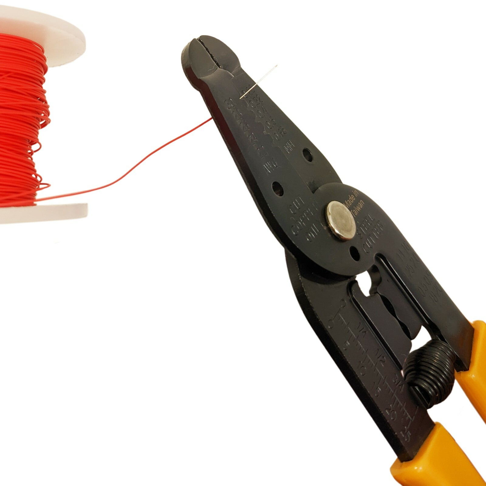 7-in-1 Hand Tool for 22-30 AWG Wire – Stripper, Cutter, Pliers, Wire Loop, Crimp