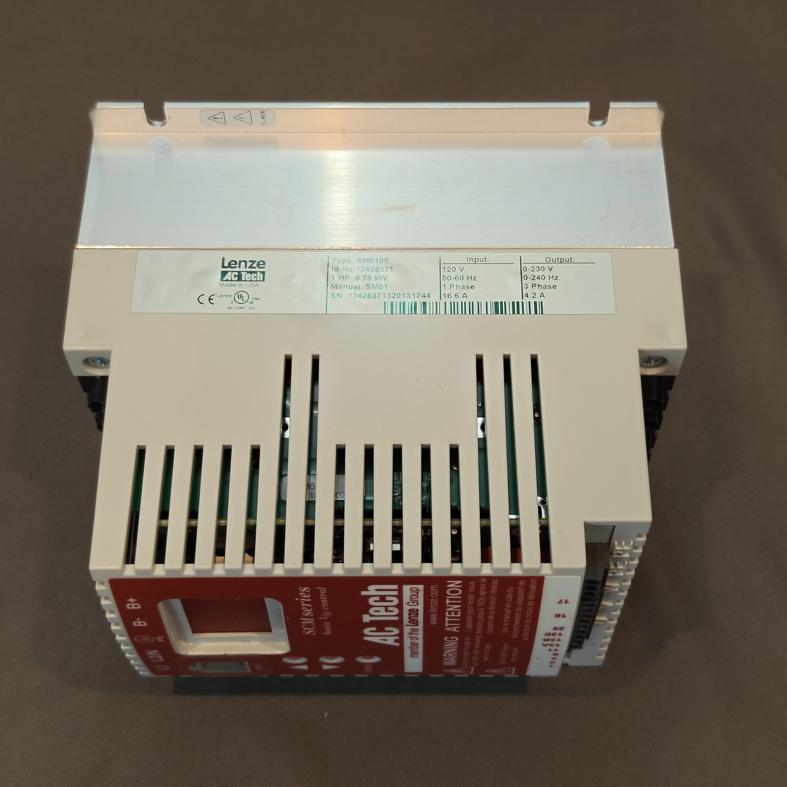 Lenze AC Tech SM010S Motor Drive VFD