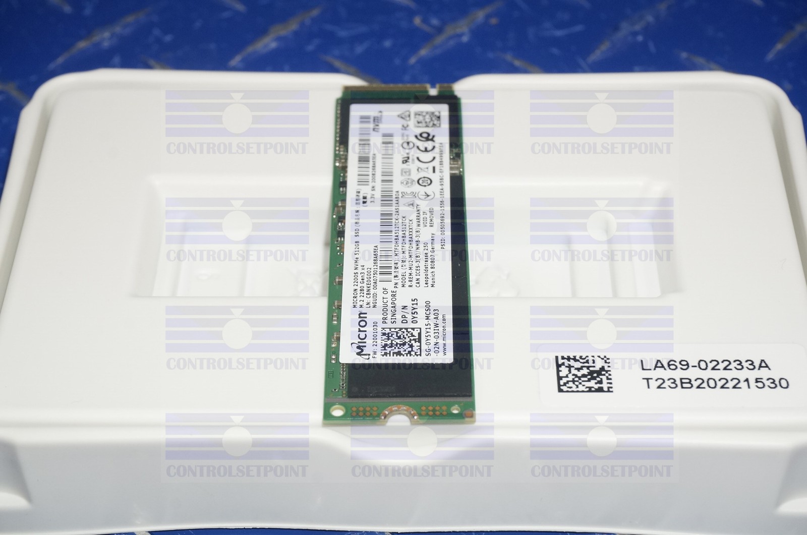 MICRON 2200S MTFDHBA512TCK 512GB M.2 NVME SSD SOLID STATE DRIVE