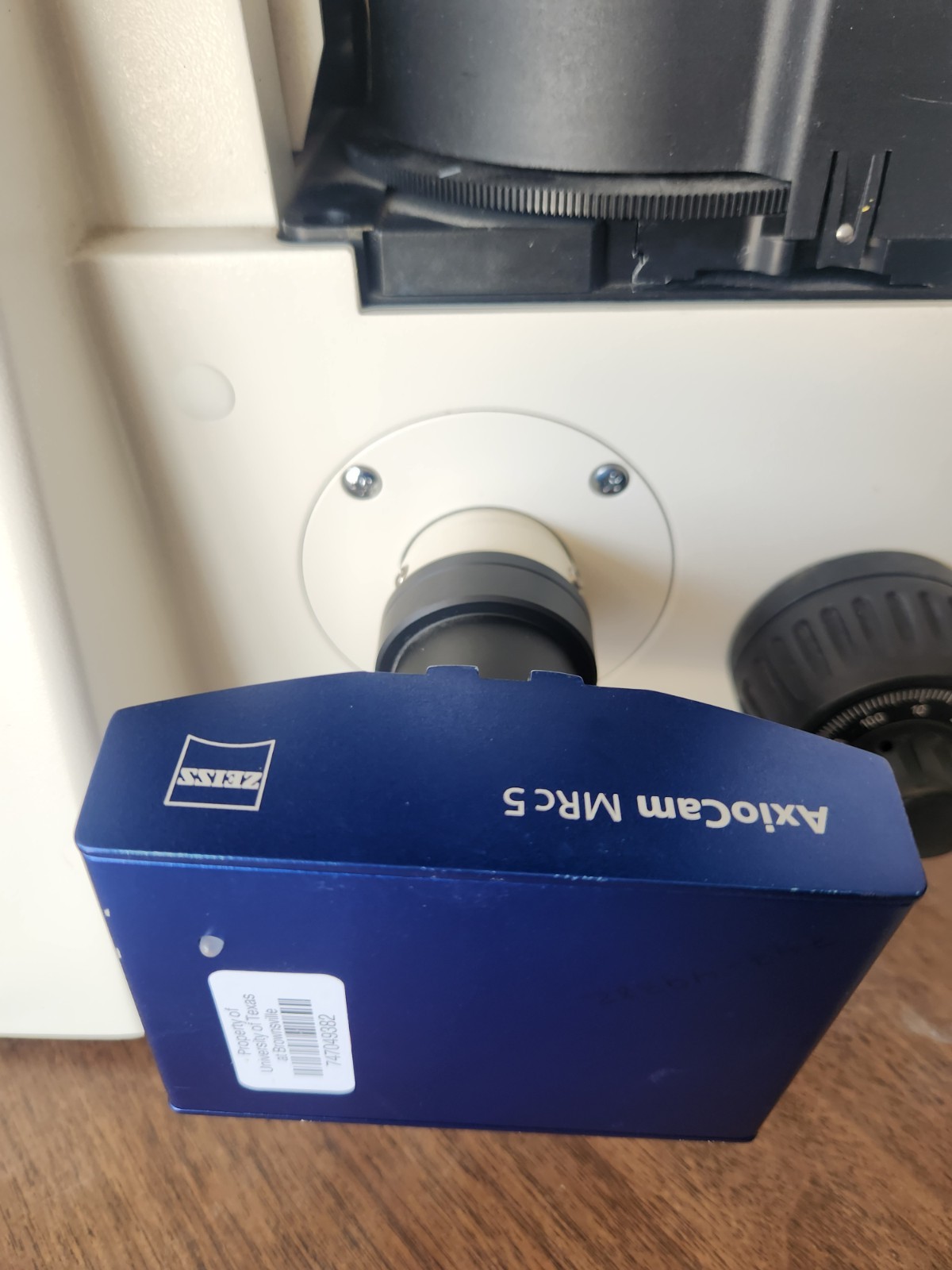 Zeiss Axiovert 200 Inverted Microscope with AXIOcam mrc5