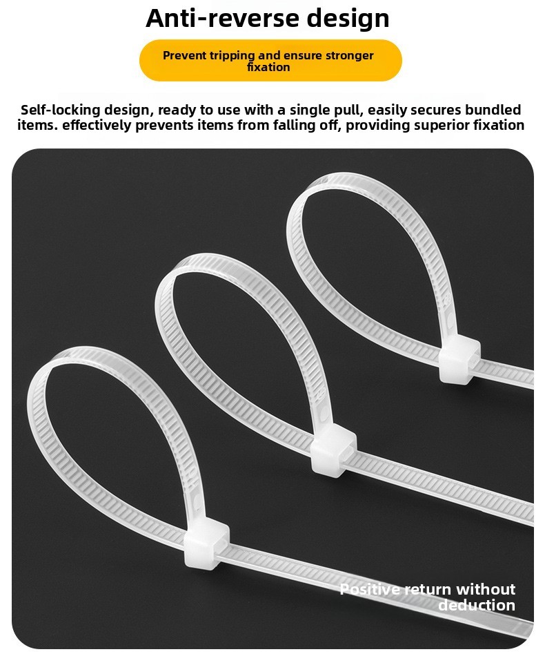 Nylon cable tie manufacturers wholesale cold-resistant cable 100*150*200*250*300