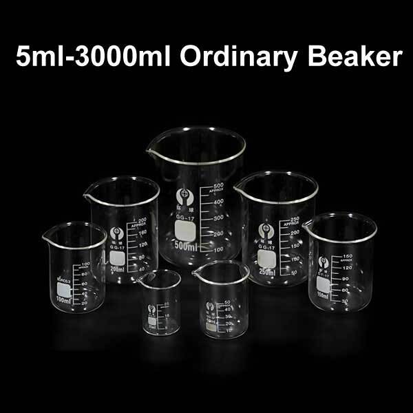 5ml – 3000ml Lab Borosilicate Glass Beaker Hight Chemistry stability Glassware