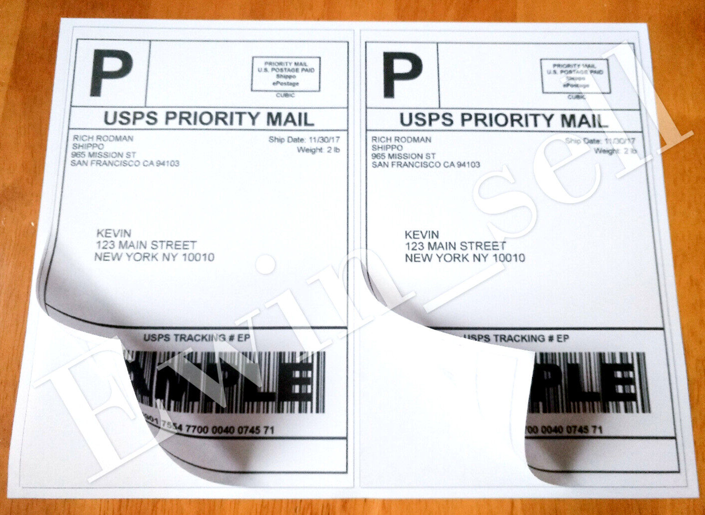 110 Sheets 220 Premium Half Sheet Shipping Labels 200+20 8.5×5.5 2 Per Sheet