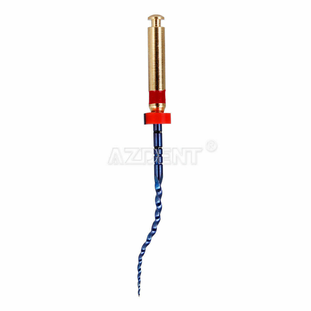 AZDENT Dental Endo Rotary Heat Activated Files Gold Taper NITI Engine Use 25mm