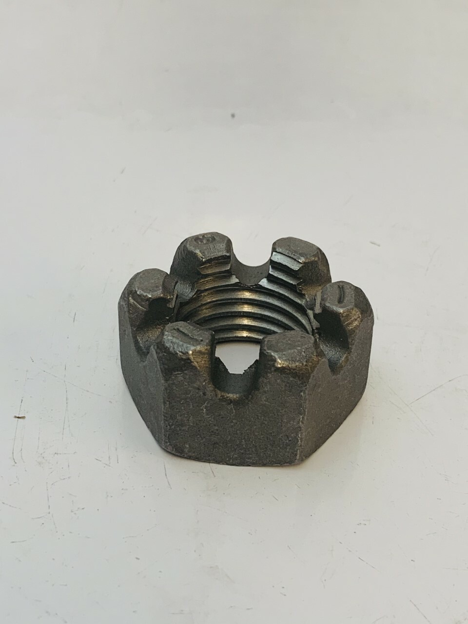 Hex Slotted Nut Plain Black Steel Castle Type Nuts – Select Size