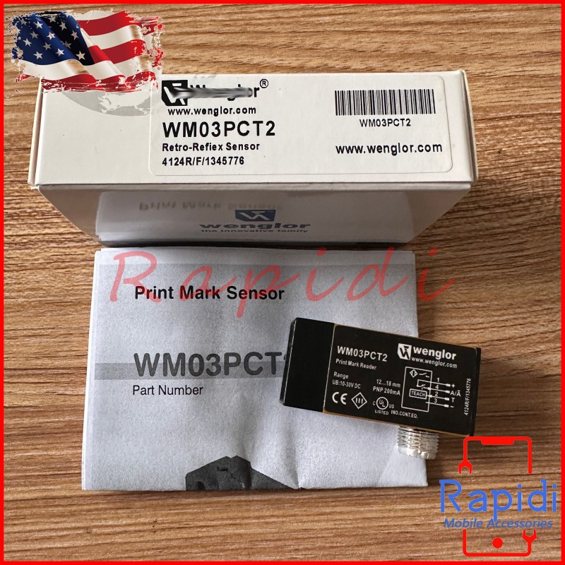 New In Box Photoelectric Sensor Switch For Wenglor WM03PCT2 10-30VDC 4Pins