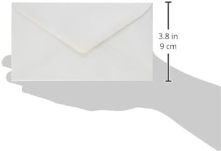Meadwestvaco 100 Count White Gummed Security Envelopes, 6 3/4″ for Business Use