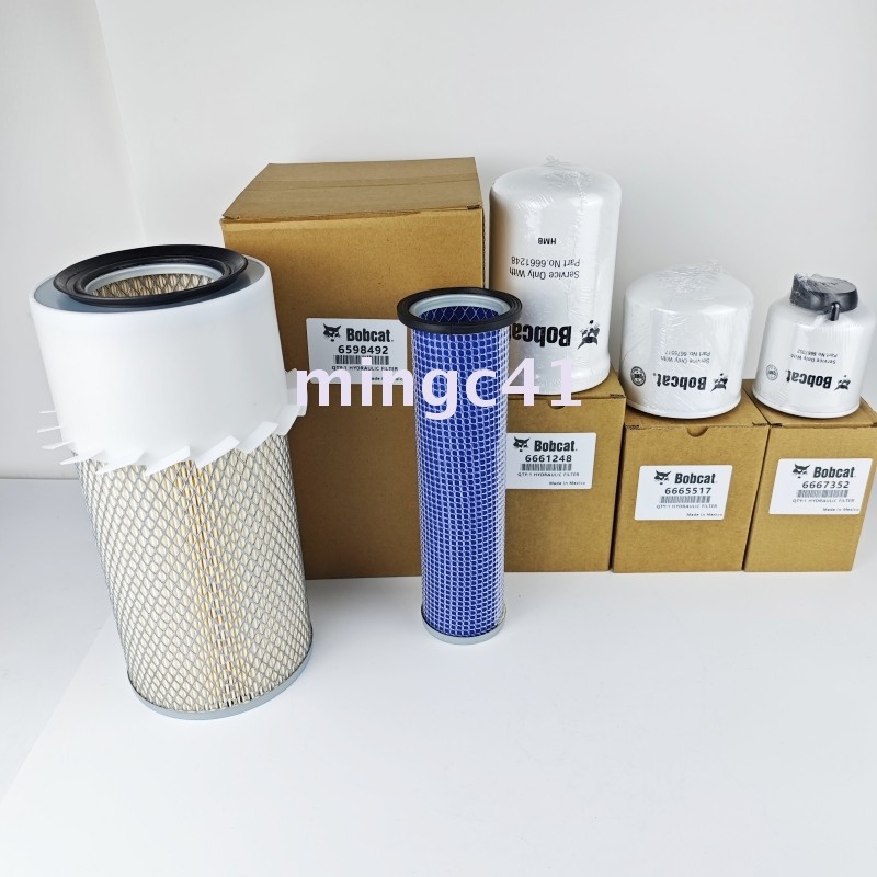 Air&Oil Filter & Skid Steer Filters kit For Bobcat 763 T140 T180 T190 Skid Steer