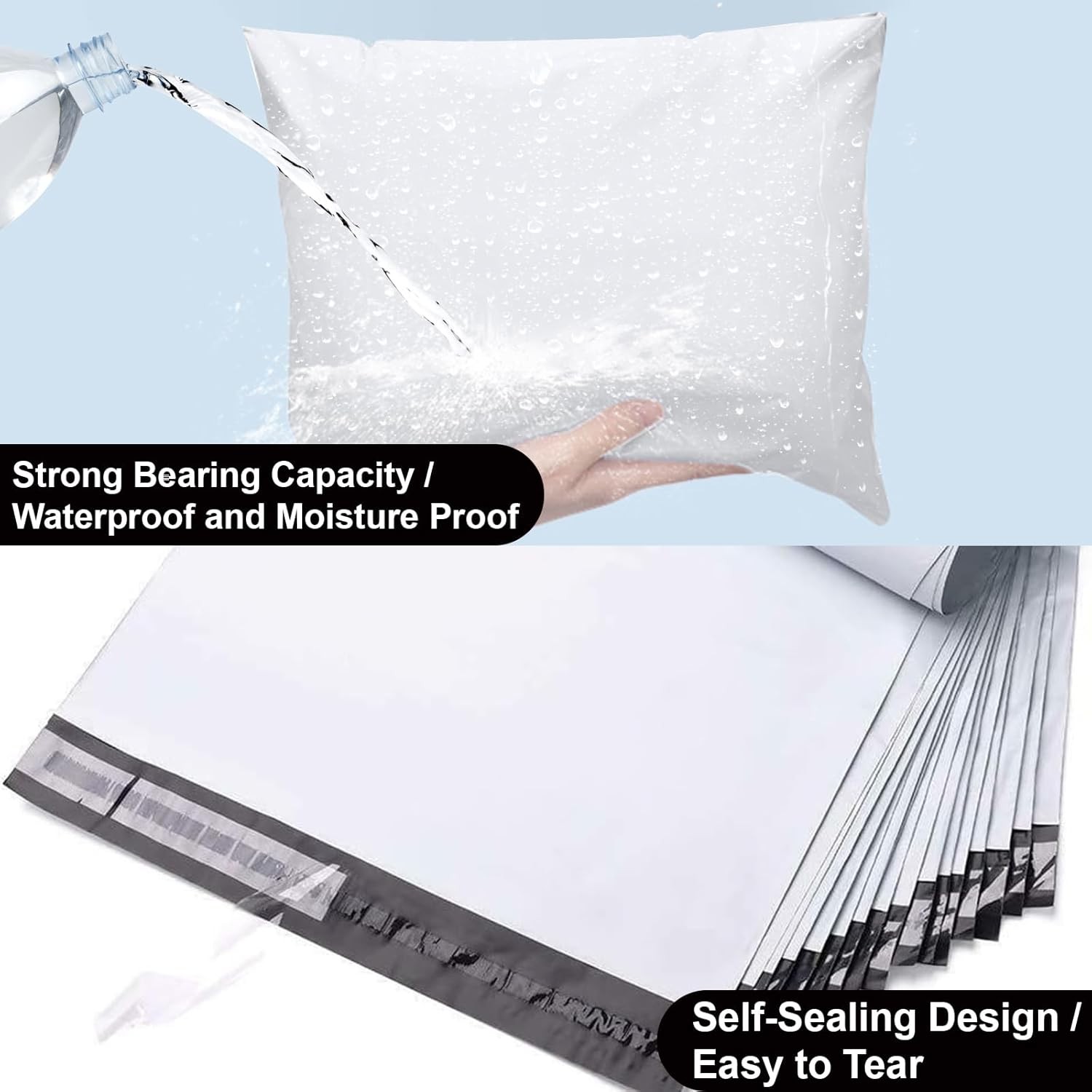 100-1000 14″ x 17″ Poly Mailers Envelopes Plastic Mailing Shipping Bags 2.5 MIL