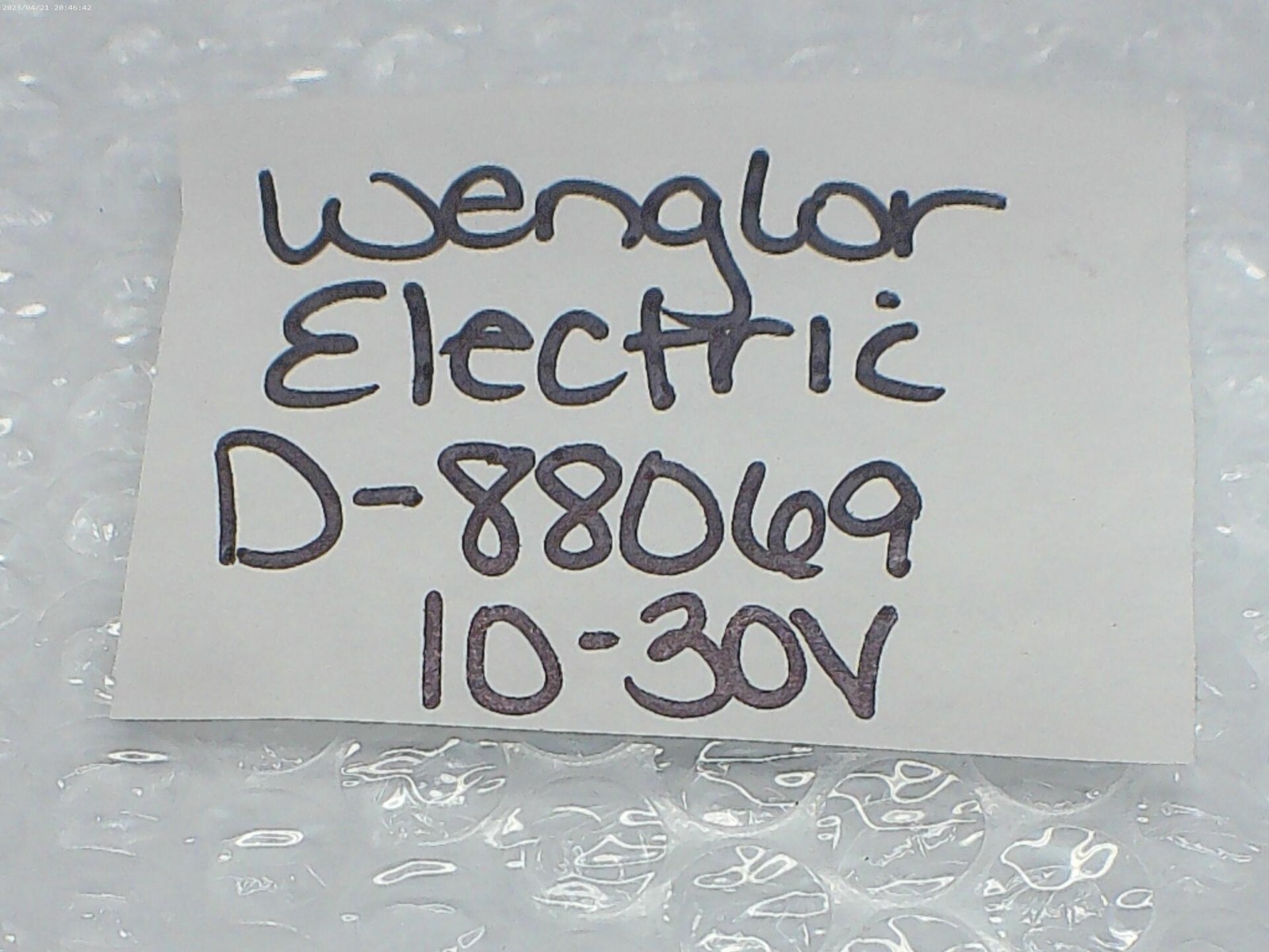 WENGLOR ELECTRIC D-88069 SENSOR NSNP