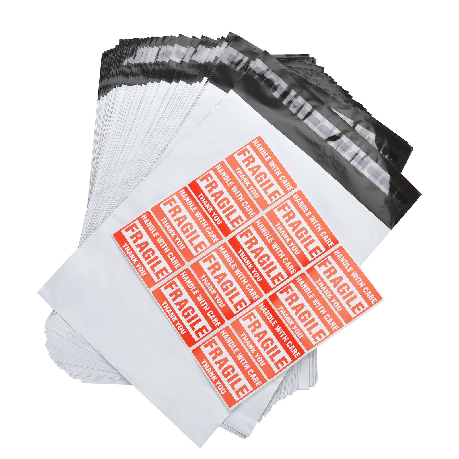1500 12 x 15.5 Poly Mailers Shipping Envelopes Plastic Self Sealing Mailing Bags