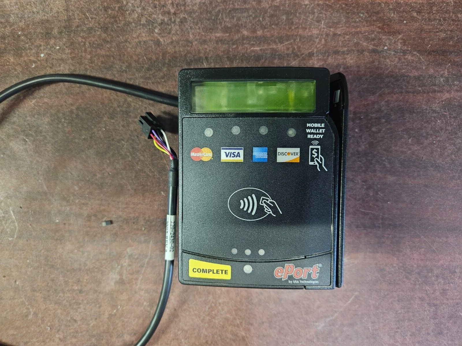 USA TECHNOLOGIES CANTALOPE CARD SWIPER ID TECH IDVV-120101A-US IDVV120101 (USED)