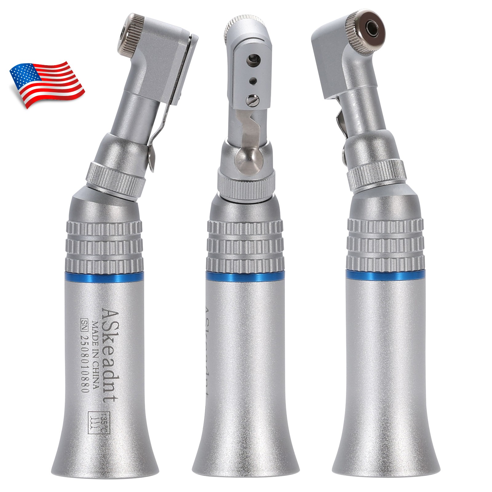 NSK Style Dental Slow Low Speed Contra Angle Handpiece Push / Latch Head E-type