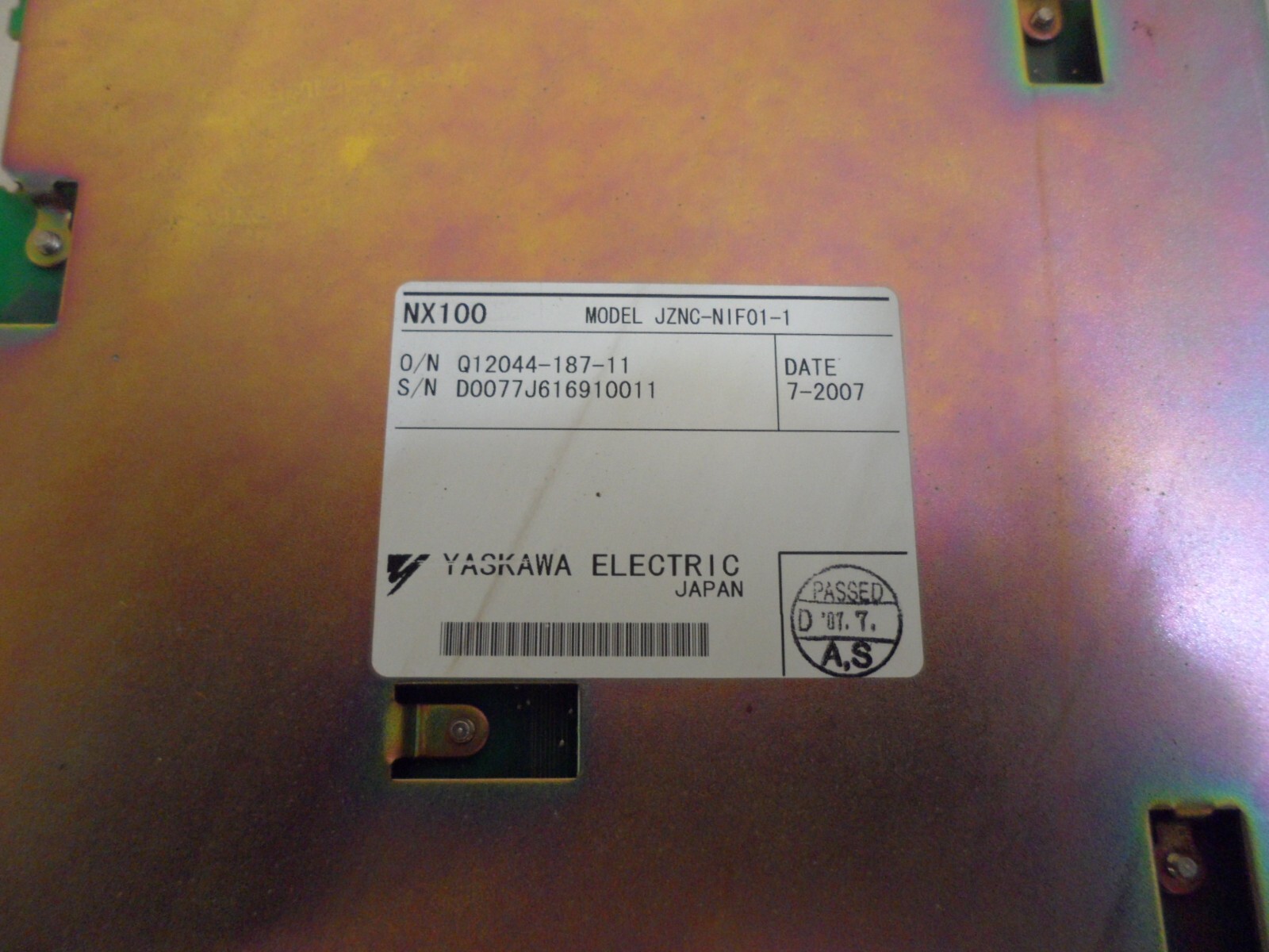 Yaskawa JZNC-NIF01-1 I/O Interface Board / With 30 Days Warranty