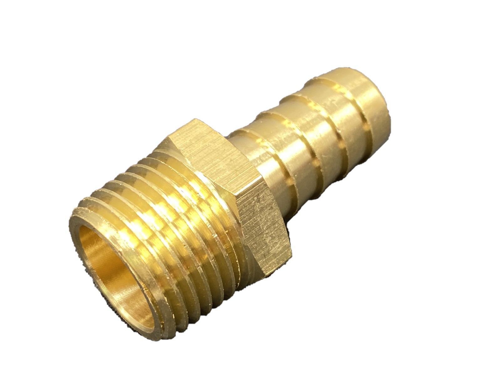 4 Pack Hex Adapter 1/2″ Male NPT to 1/2″ Hose Barb