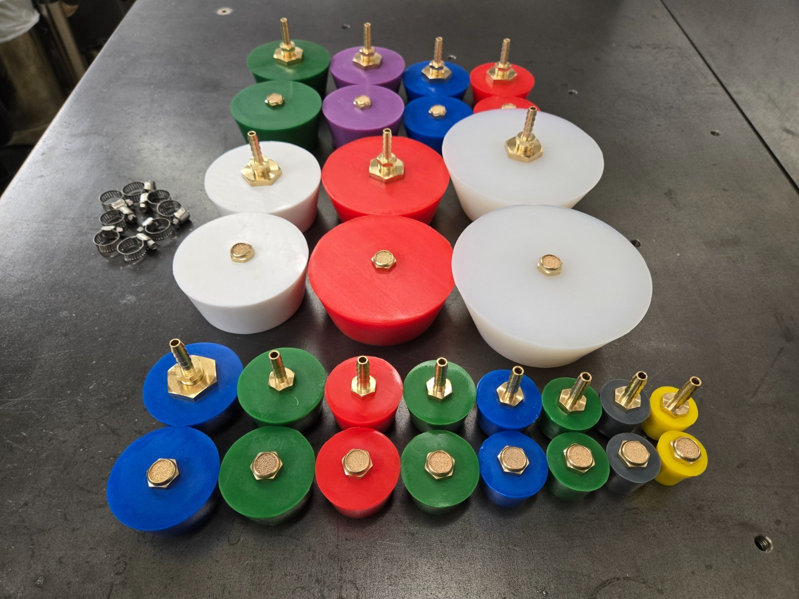 Complete Silicone Back Purge Plug Kit 1 to 5 inch for Tig Welding Stainless