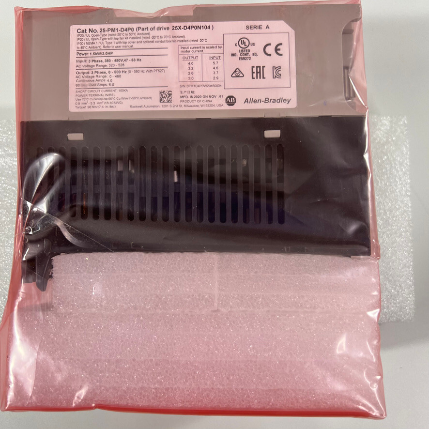 Rockwell Automation Allen Bradley Power Module PowerFlex 520 , 25-PM1-D4P0