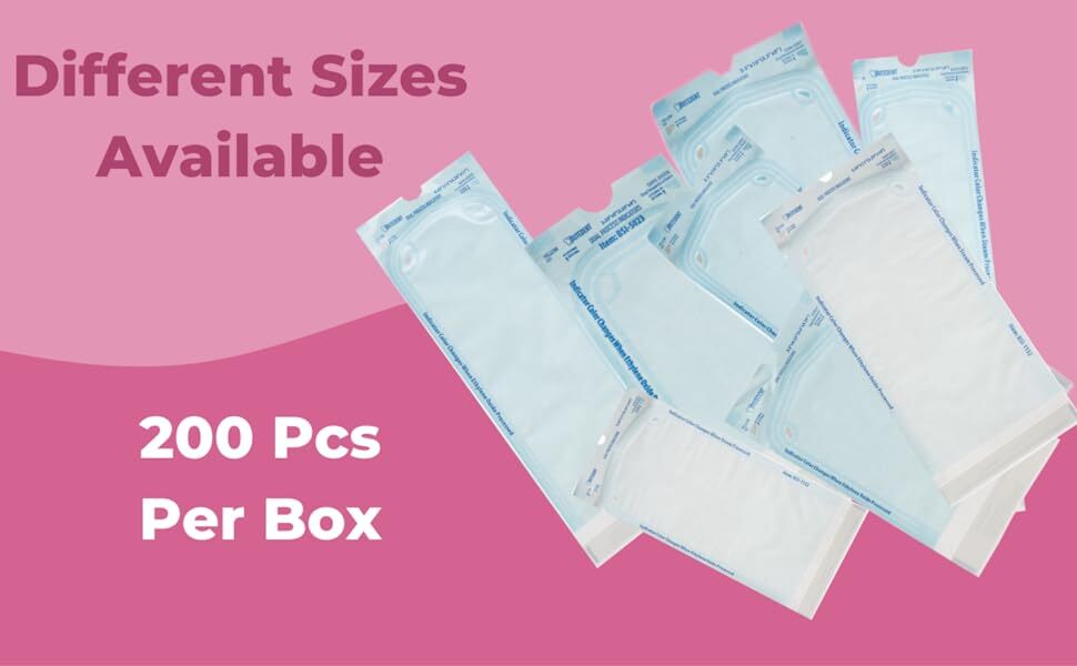 Self Seal Sterilization Pouches – Autoclave Sterilizer Bags 12 x 19 Tattoo
