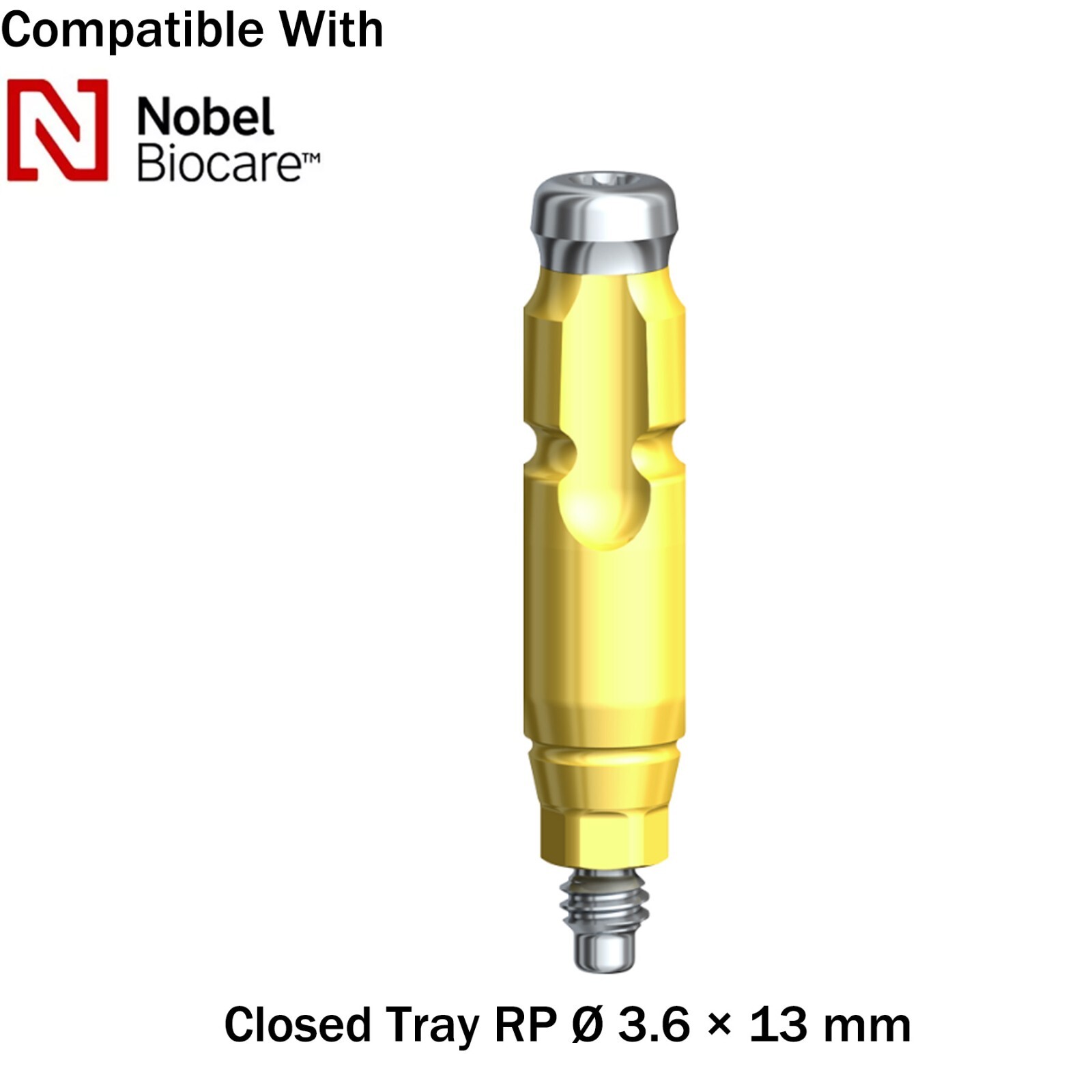 Dental Impression Transfer Coping Open Closed Tray Analog NP RP fit Nobel Active