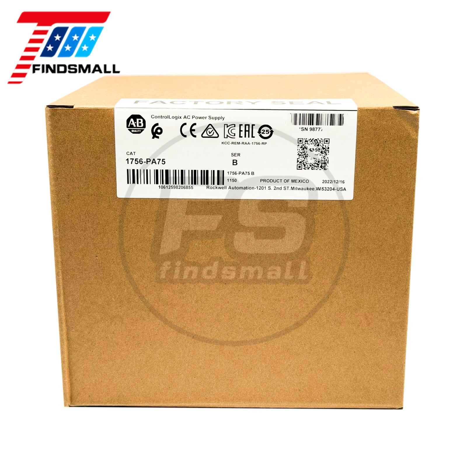 Allen-Bradley 1756-PA75 ControlLogix AC Power Supply 1756PA75