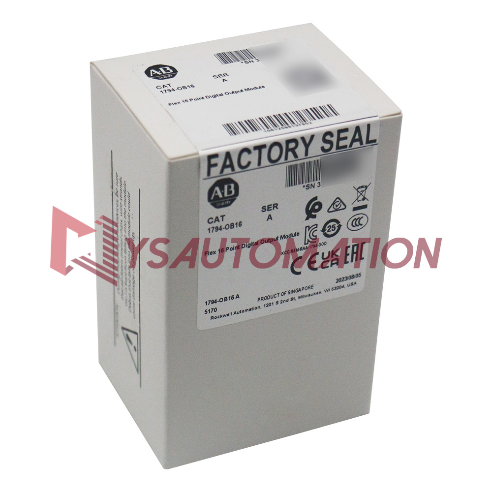 New Sealed Allen-Bradley 1794-OB16 SER A Flex 16 Point Digital Output Module