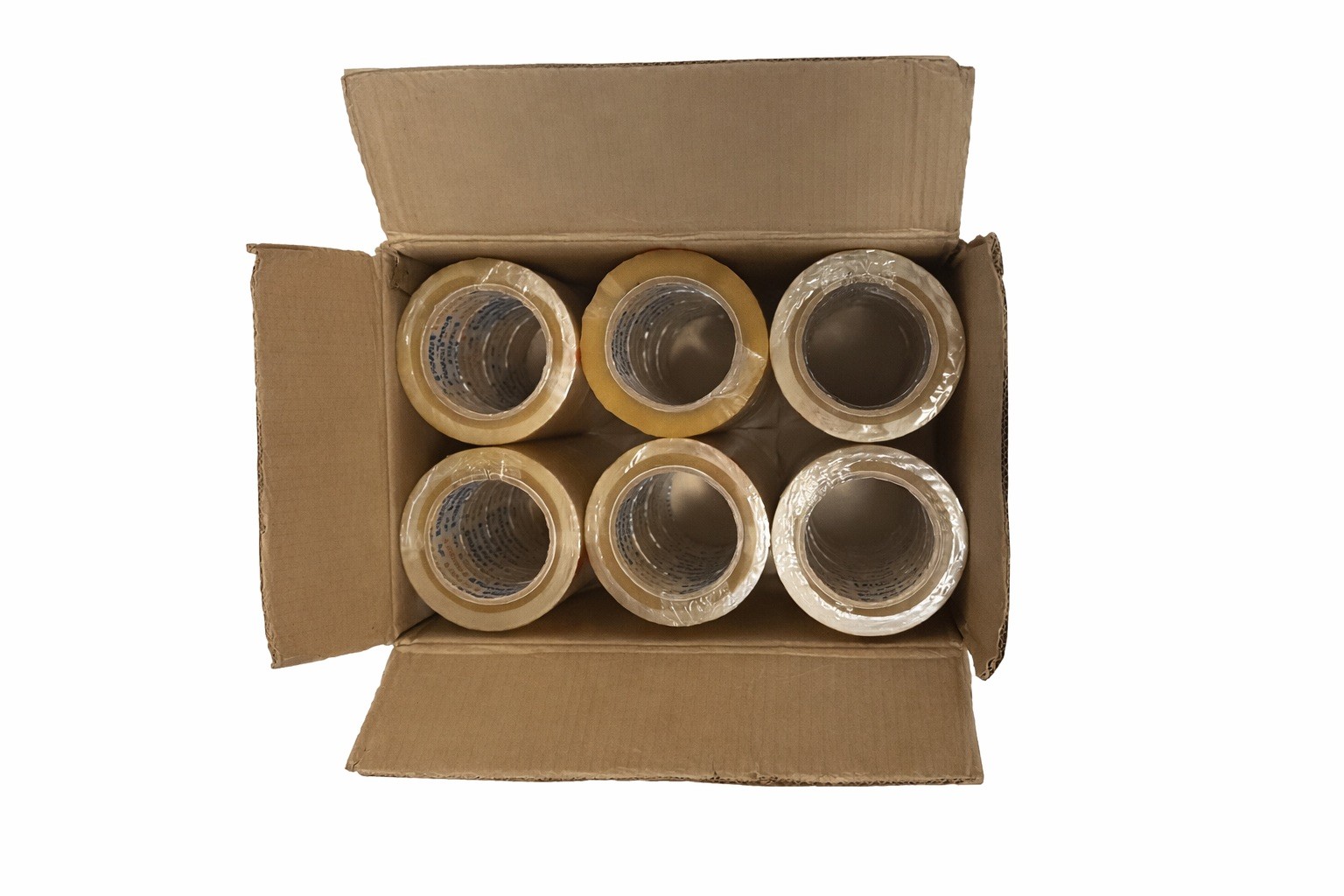 24 Rolls Clear 2mm 3″ x 110 yds Carton Sealing Packaging Tape, Strong Adhesion