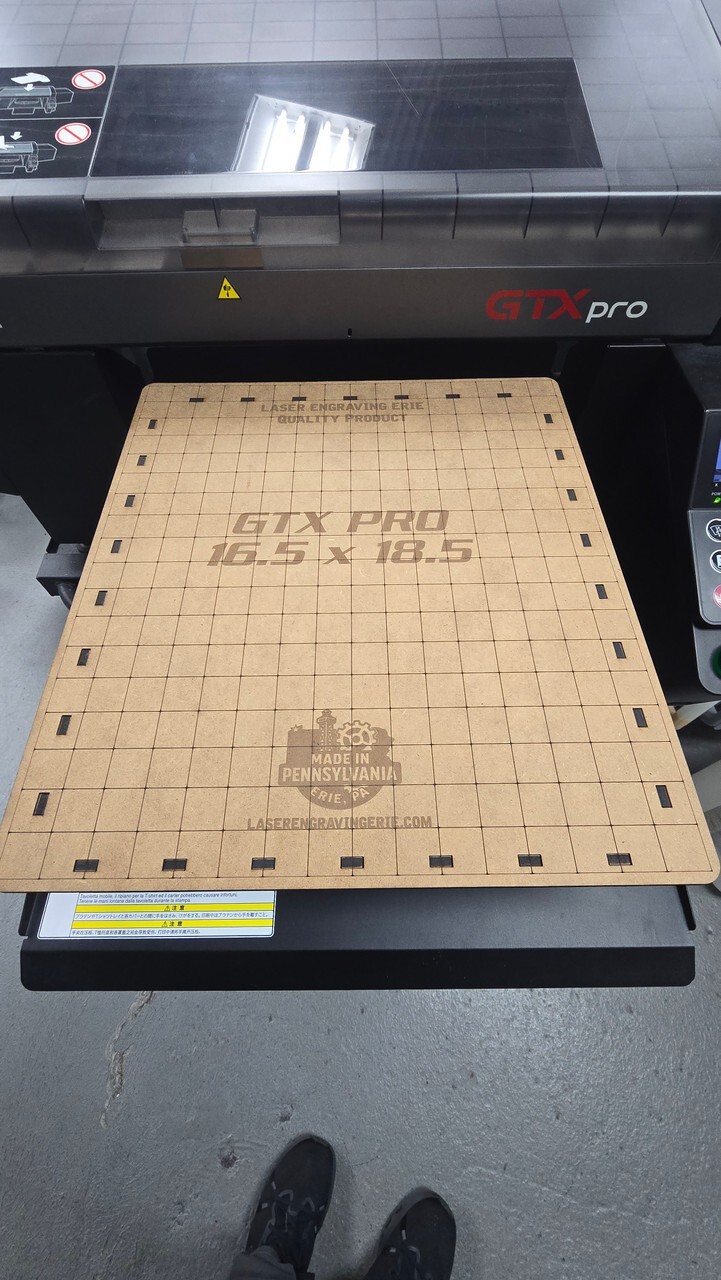Large Brother GTX DTG Platen Pallet – 16.5″ x 18.5″ for oversized prints