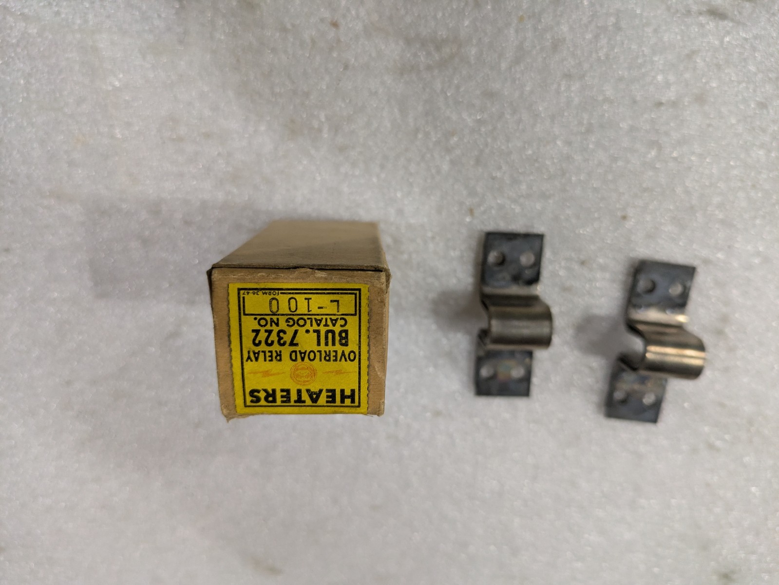 Clark Controller 7322 L100 Overload Relay Heater Element Motor Starter Lot of 2