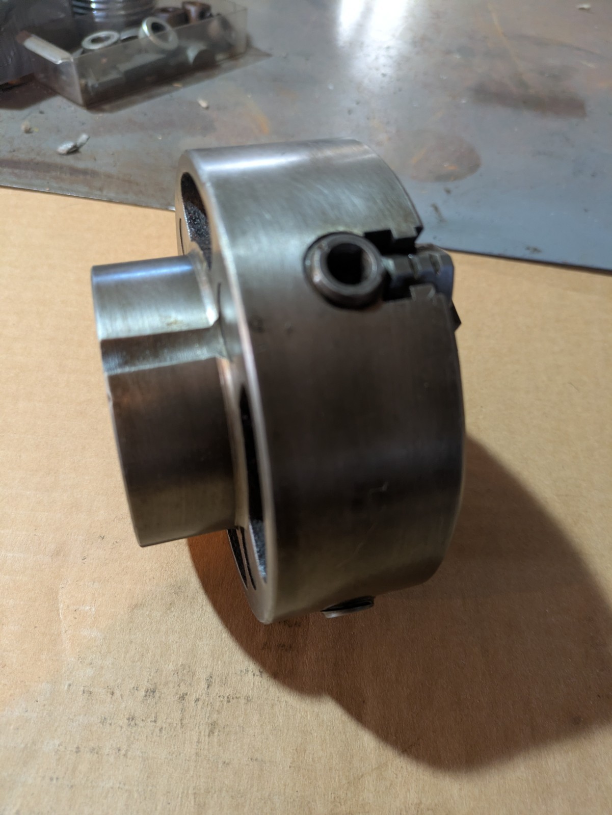 HARDINGE 5″ 4 JAW CHUCK TAPER MOUNT