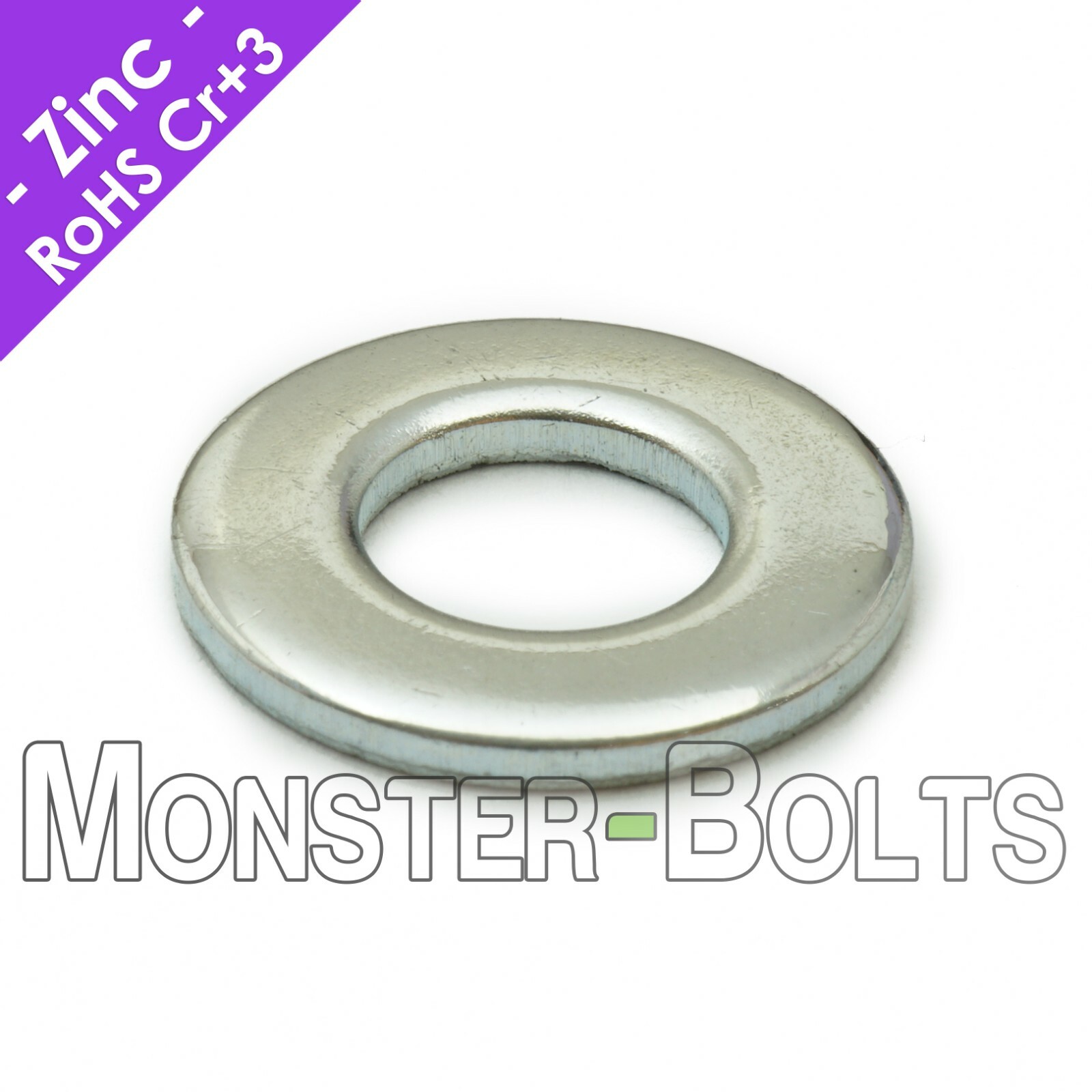Flat Washer Zinc Plated 10.9 Steel DIN 125A 200 HV – M3 M4 M5 M6 M8 M10 M12