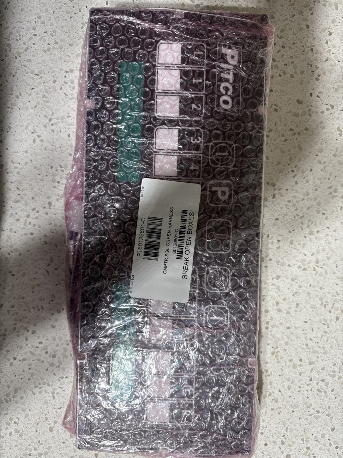 60126801-C Pitco Cmptr,Sgl Green Harness Genuine OEM PT60126801-C. NEW