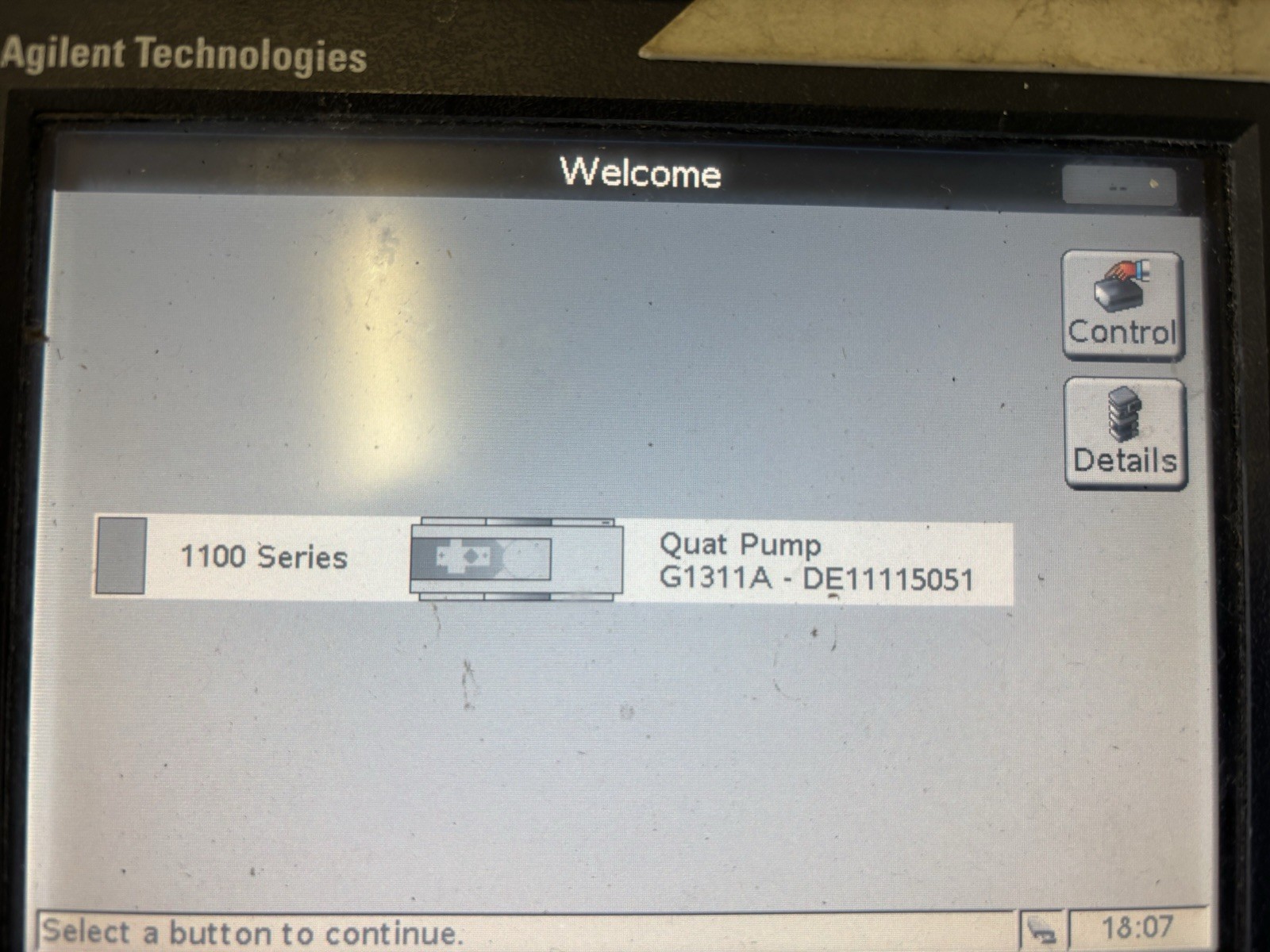 Agilent 1100 Series G1311A Quat Pump HPLC