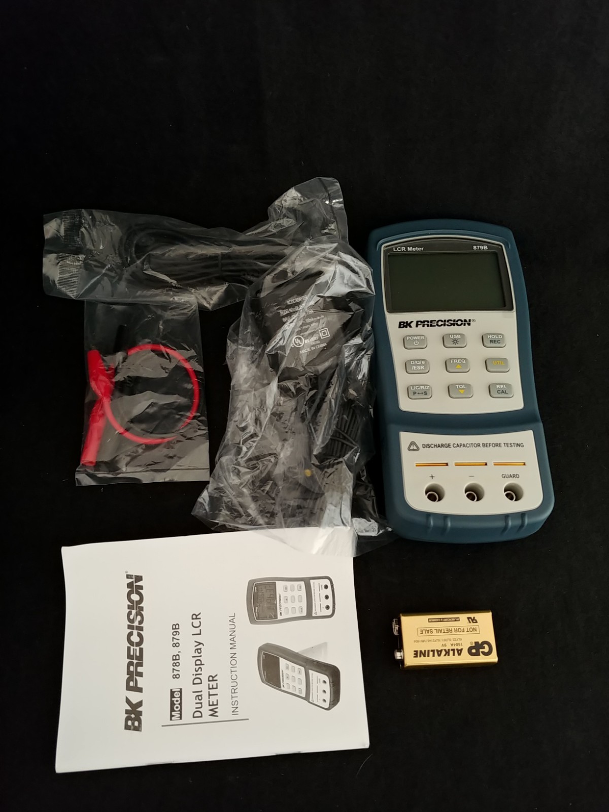 B&K Precision 879B Dual Display Deluxe Handheld LCR Meter