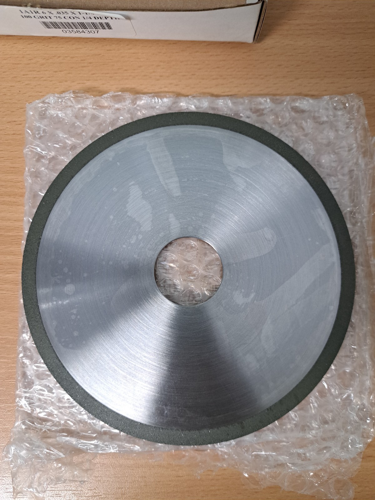 MSC Brand CBN Cutoff Wheel 6″ Dia, 0.035″ Thick, 1 1/4″ Hole, 100 Grit