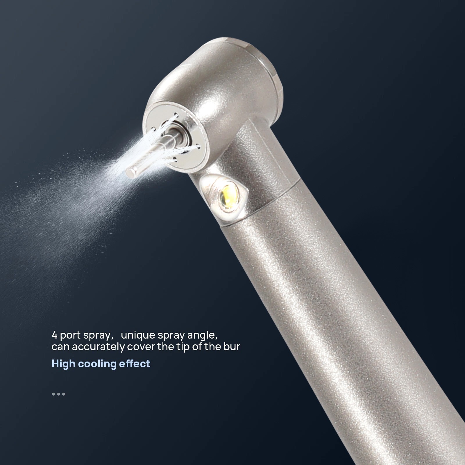 NSK Style Dental Fiber Optic LED E-generator Handpiece High Speed Turbine 4HOLE