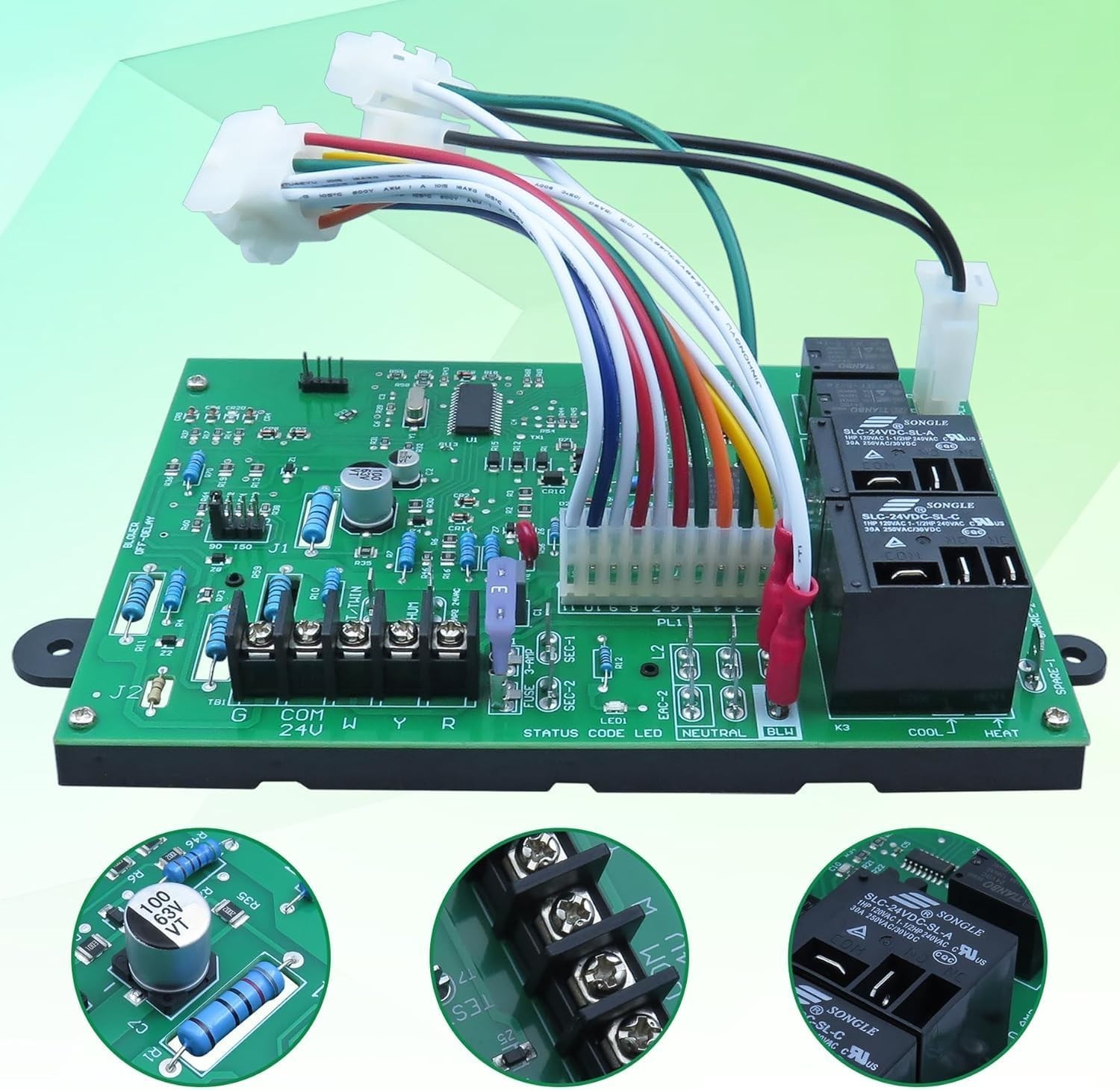 ICM282A Furnace Control Board Module Compatible with Carrier HK42FZ013 HK42FZ004